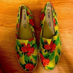 like new Toms size 9W women’s shoes